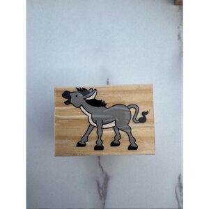 New Cartoon Donkey Rubber Stamp